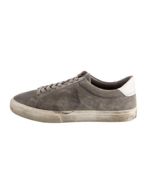 Vince Suede Colorblock Pattern Sneakers
