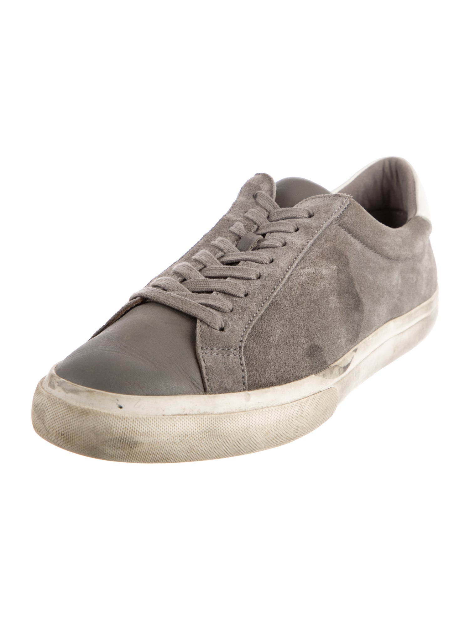 Vince Suede Colorblock Pattern Sneakers