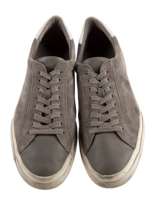 Vince Suede Colorblock Pattern Sneakers