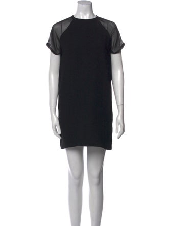 Vince Crew Neck Mini Dress