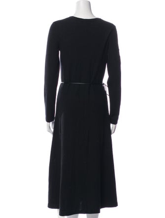 Vince Crew Neck Midi Length Dress