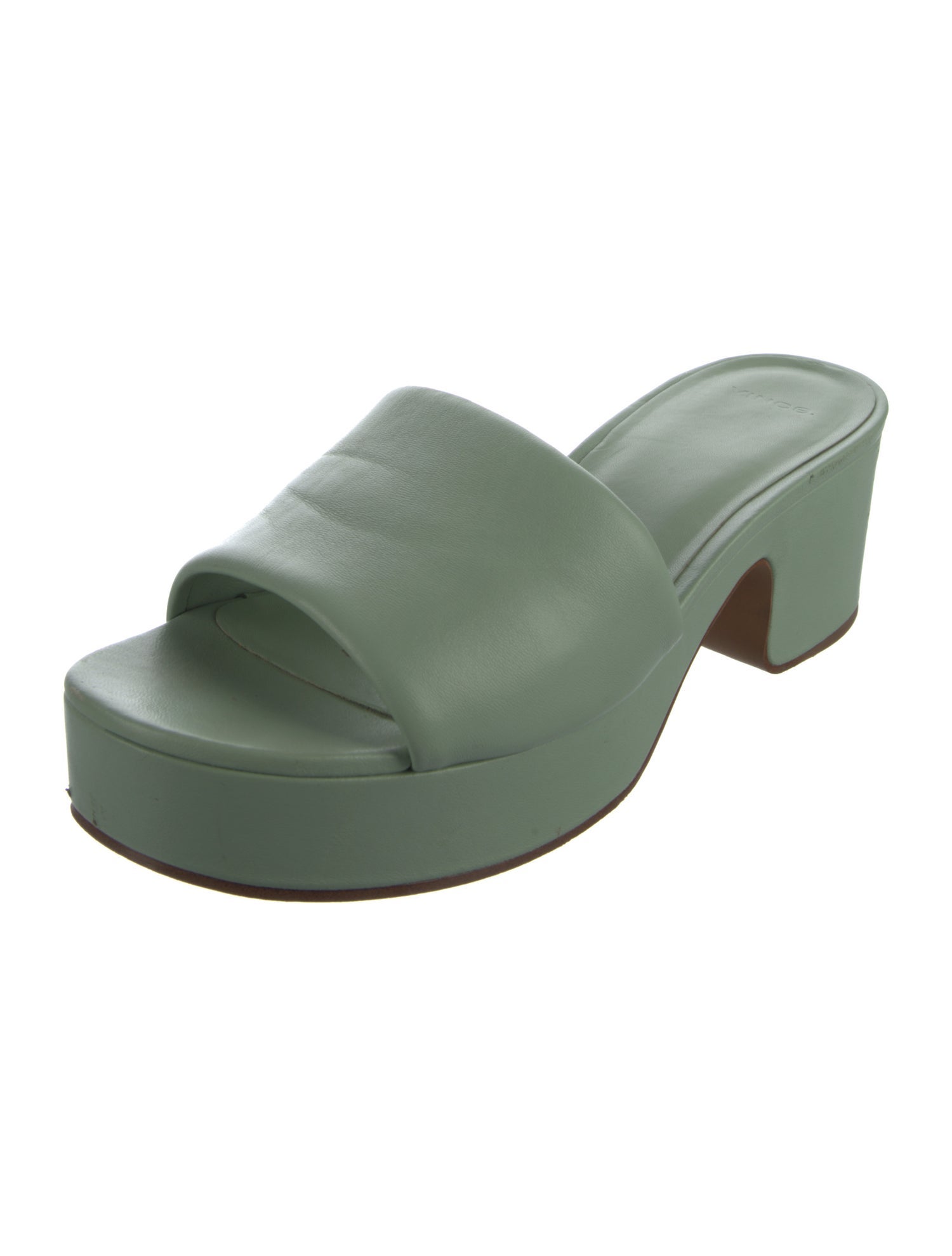 Vince Leather Slides