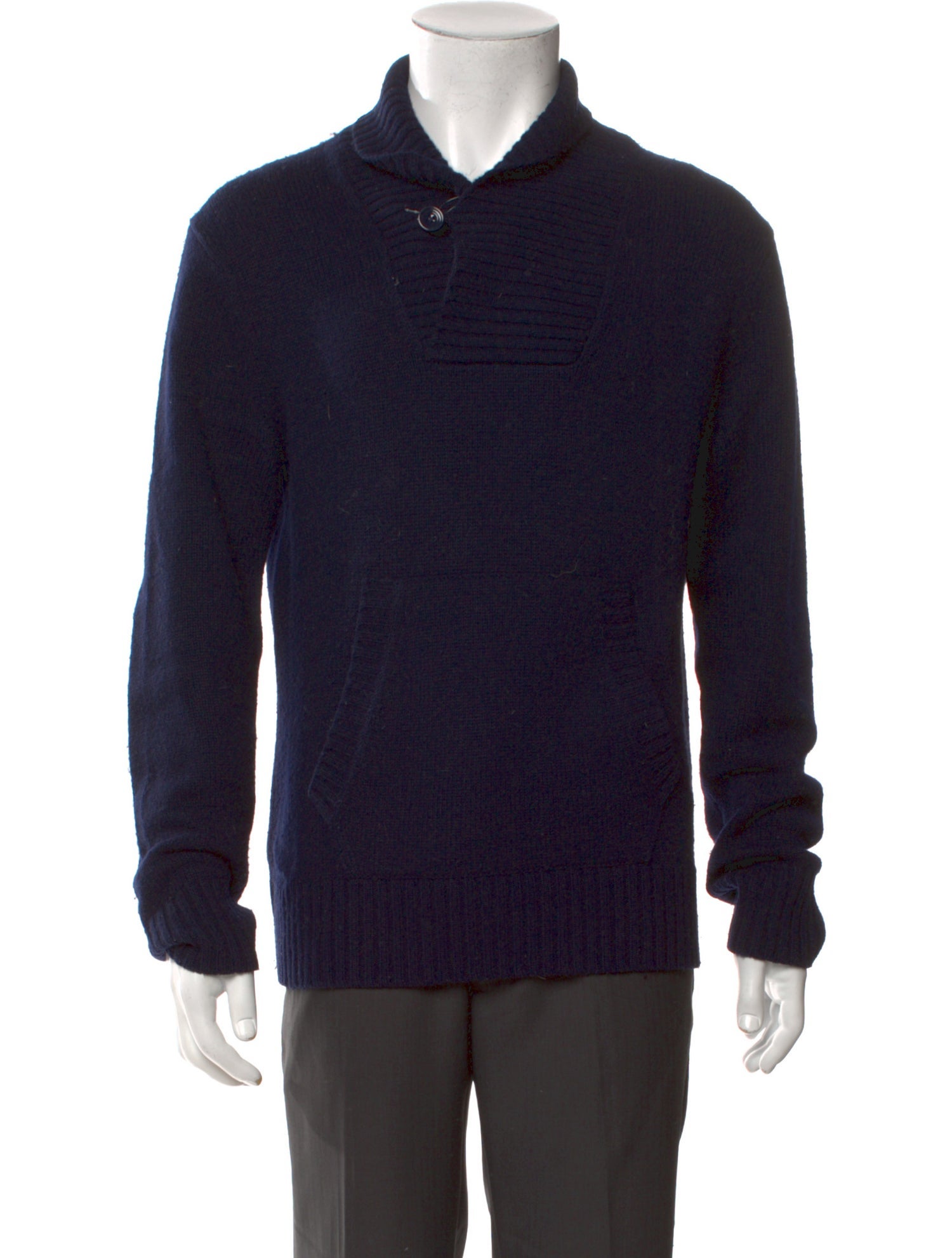 Vince Collar Long Sleeve Polo Sweater