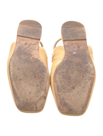 Vince Leather Slingback Flats