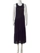 Vince Scoop Neck Long Dress