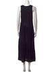Vince Scoop Neck Long Dress