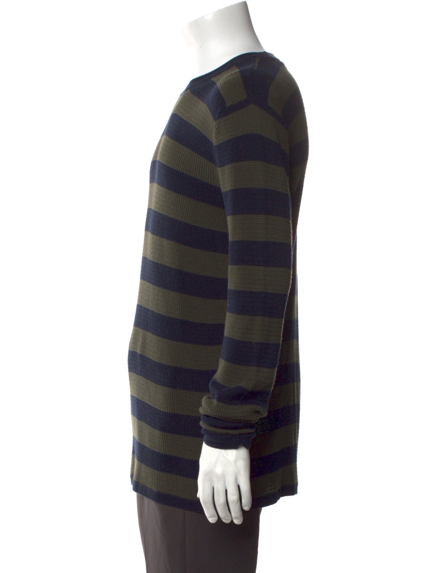 Vince Striped Crew Neck Pullover