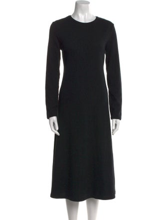 Vince Crew Neck Midi Length Dress
