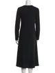 Vince Crew Neck Midi Length Dress