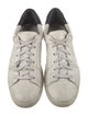 Vince Leather Colorblock Pattern Sneakers