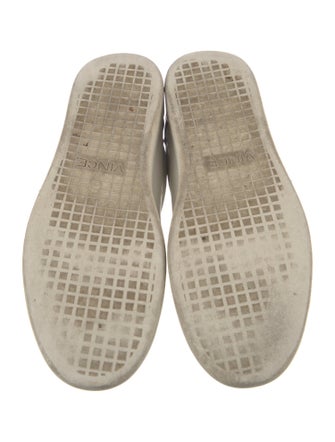 Vince Leather Colorblock Pattern Sneakers