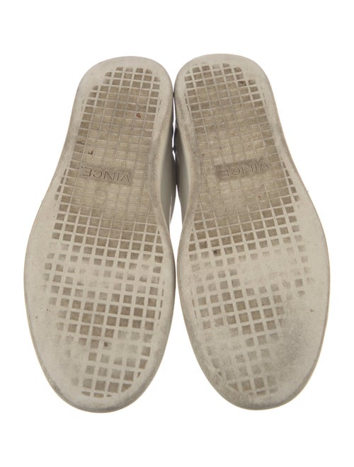 Vince Leather Colorblock Pattern Sneakers