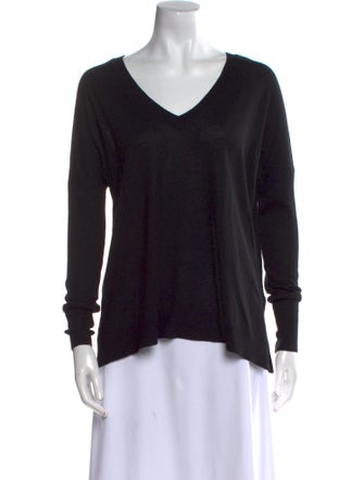 Vince Silk V-Neck Sweater