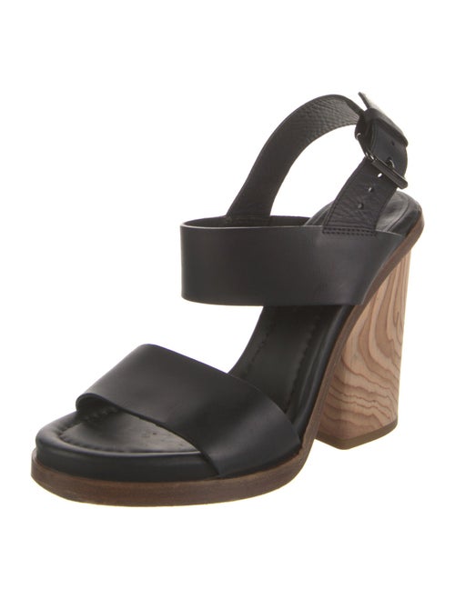 Vince Leather Slingback Sandals