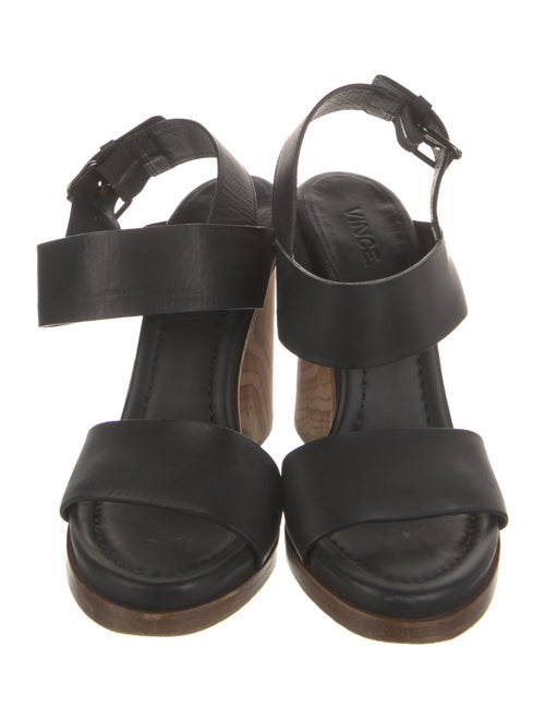 Vince Leather Slingback Sandals