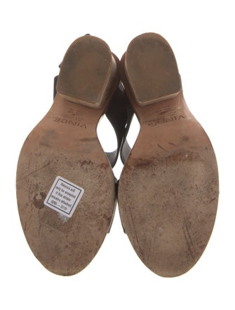 Vince Leather Slingback Sandals