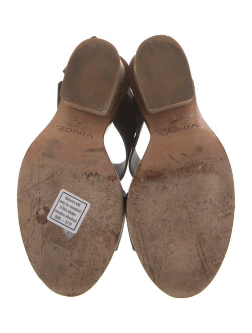 Vince Leather Slingback Sandals