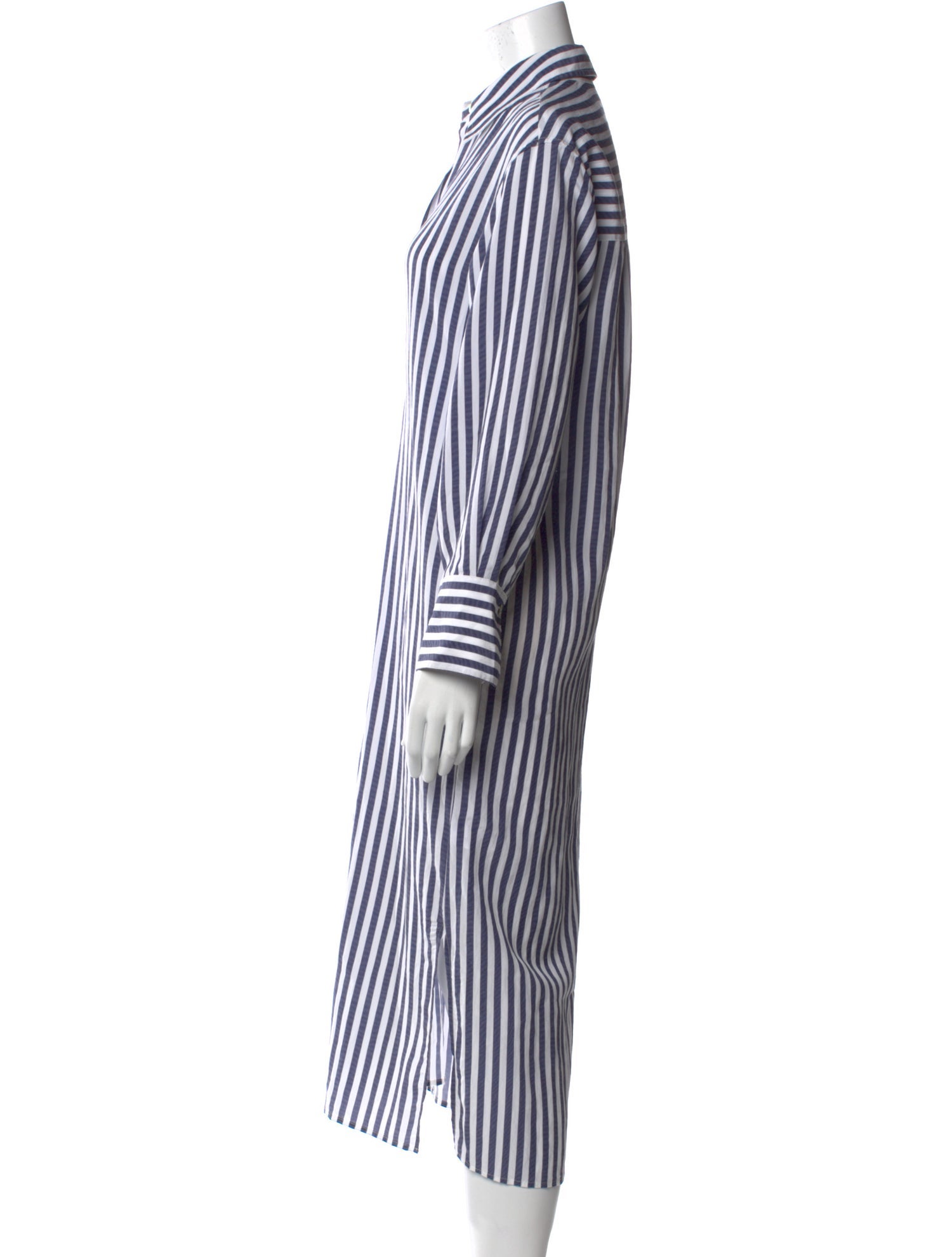 Vince Striped Midi Length Dress