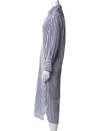 Vince Striped Midi Length Dress
