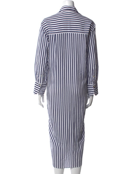 Vince Striped Midi Length Dress