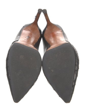 Vince Leather Cutout Accent Mules