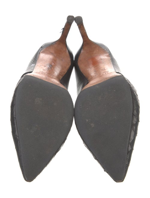 Vince Leather Cutout Accent Mules