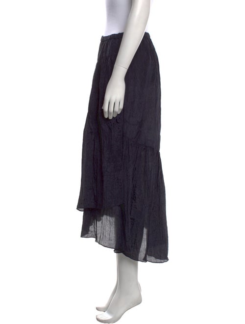 Vince Pleated Accents Midi Length Skirt