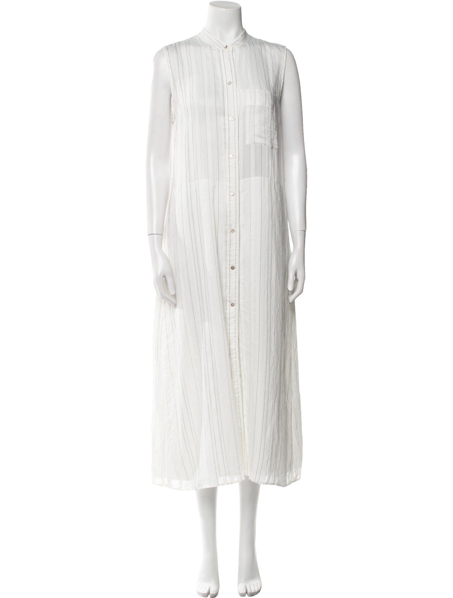 Vince Mock Neck Long Dress