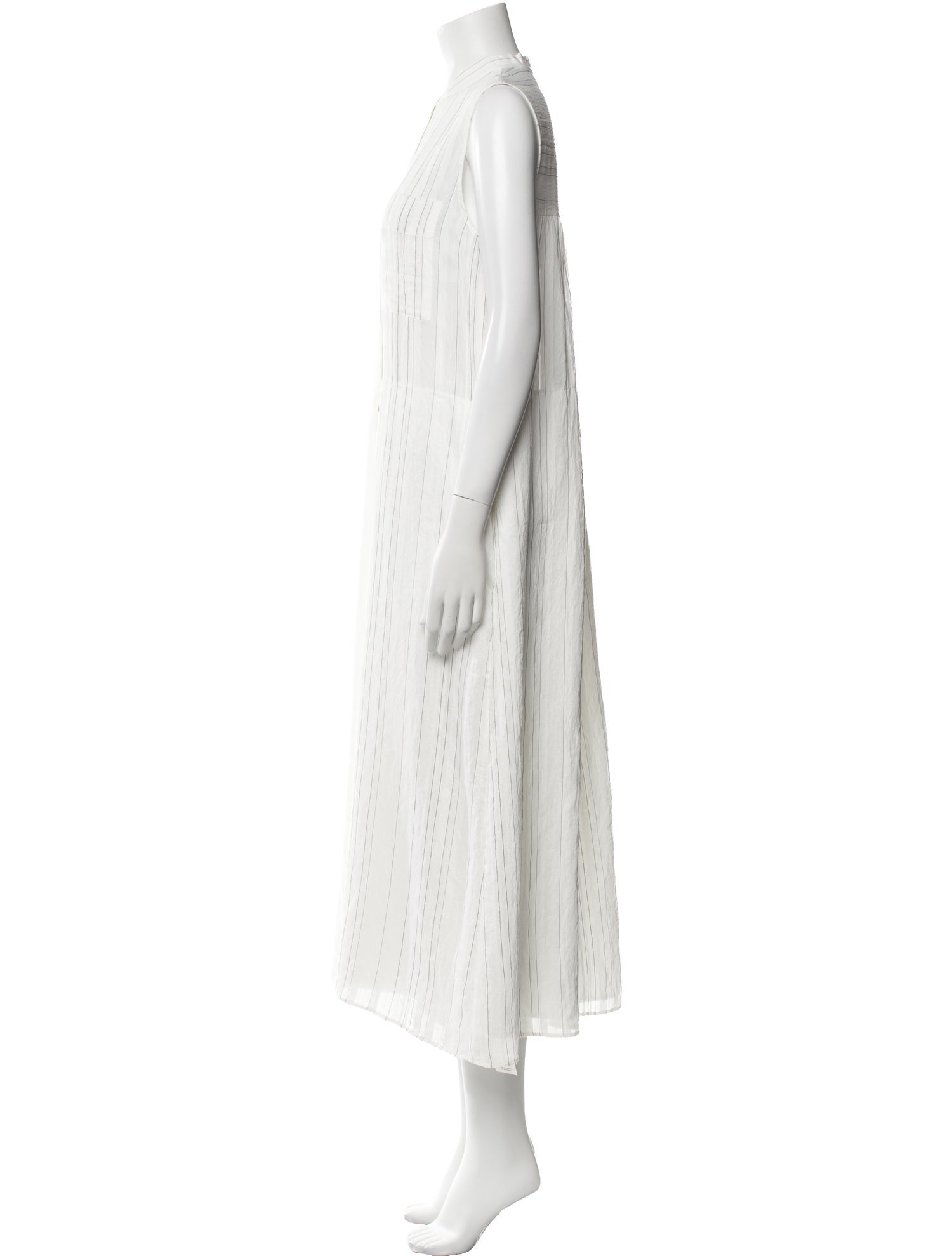 Vince Mock Neck Long Dress