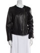 Vince Lamb Leather Biker Jacket