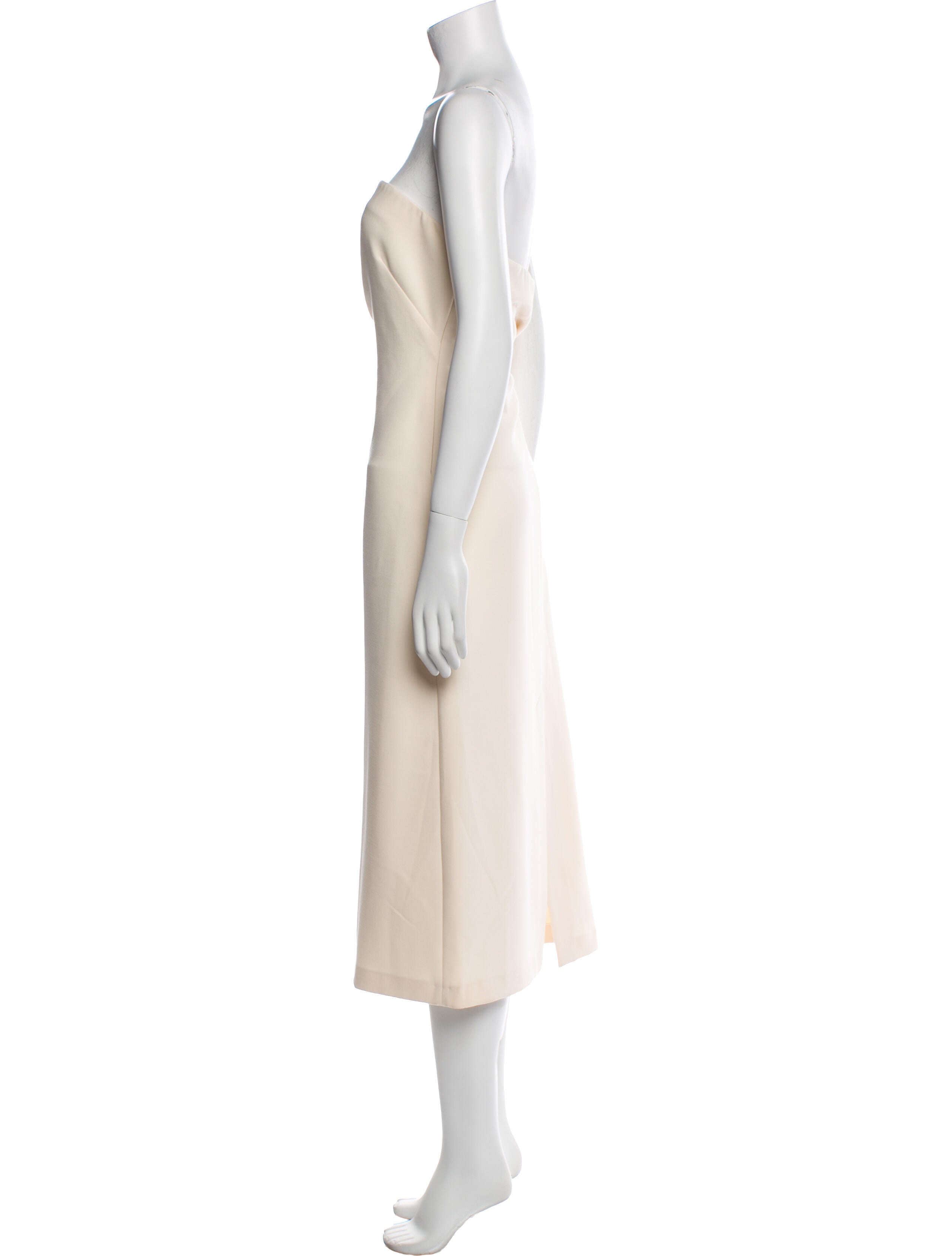 Vince Strapless Knee-Length Dress