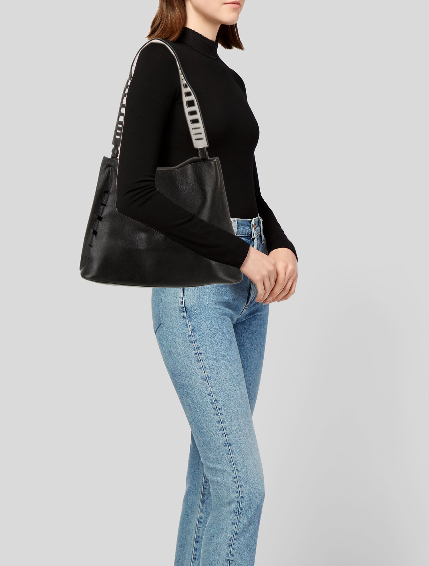 Vince Leather Shoulder Bag