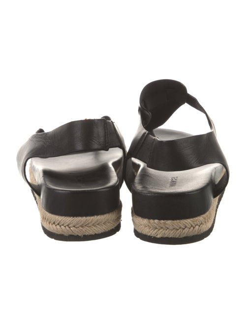 Vince Leather Braided Accents Espadrilles