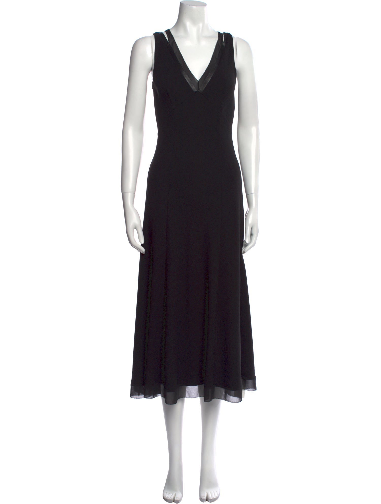 Vince V-Neck Long Dress