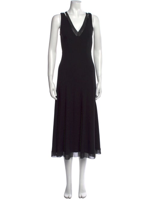 Vince V-Neck Long Dress