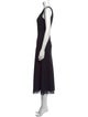Vince V-Neck Long Dress
