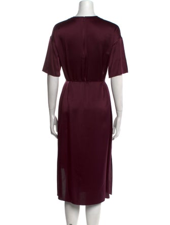 Vince Silk Midi Length Dress