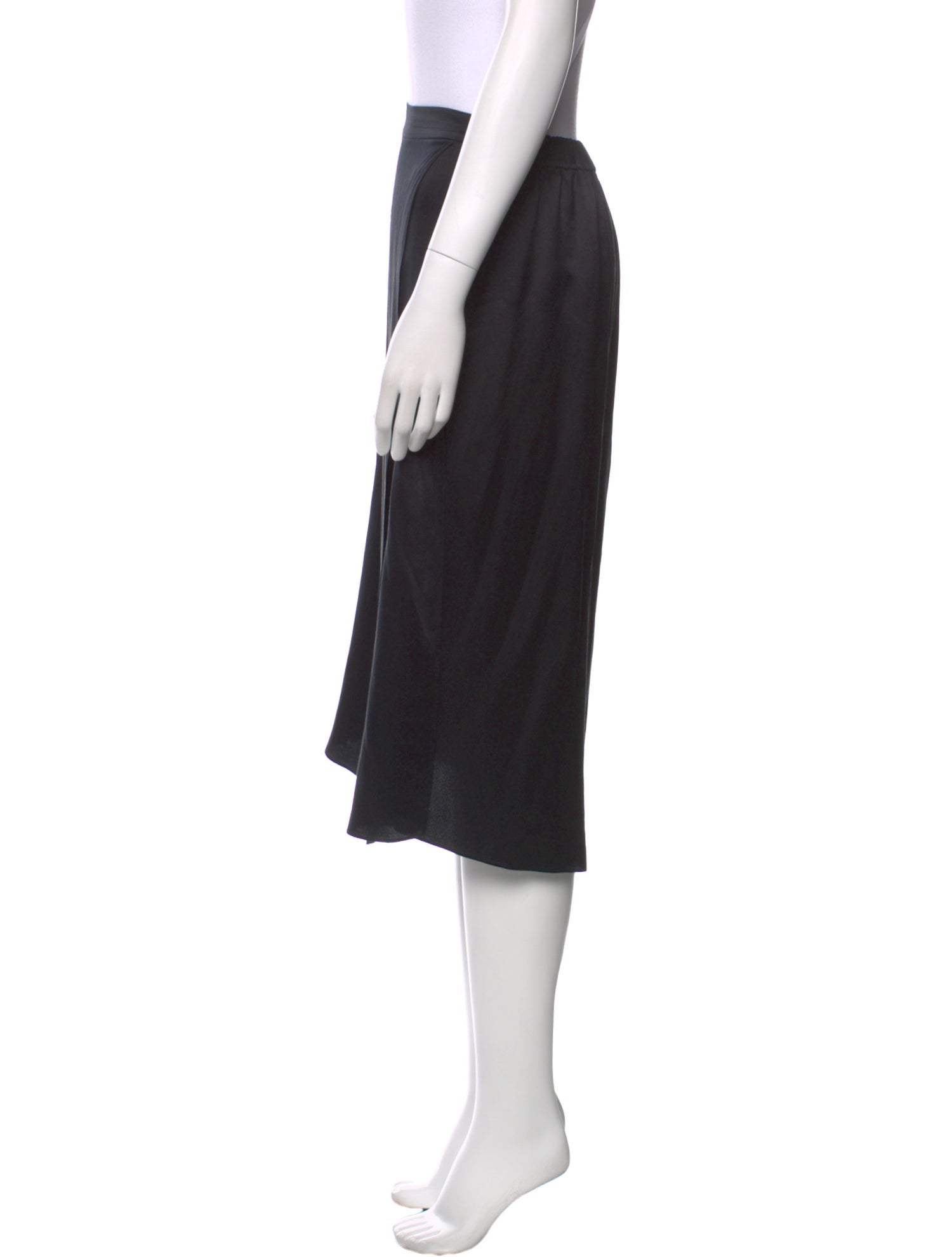 Vince Silk Knee-Length Skirt