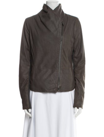 Vince Leather Biker Jacket