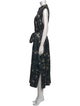 Vince Floral Print Long Dress