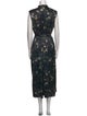 Vince Floral Print Long Dress