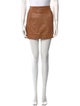 Vince Leather Mini Skirt