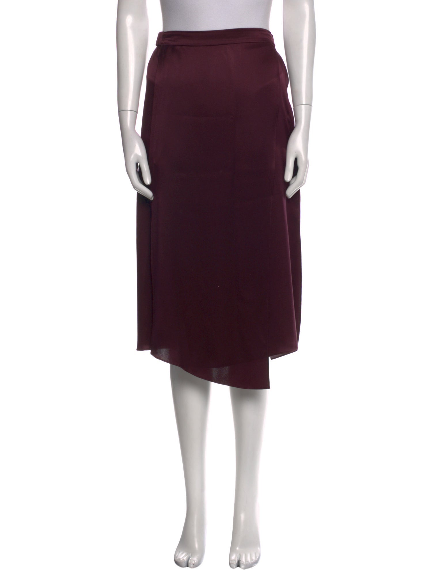 Vince Silk Midi Length Skirt