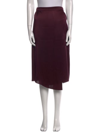 Vince Silk Midi Length Skirt