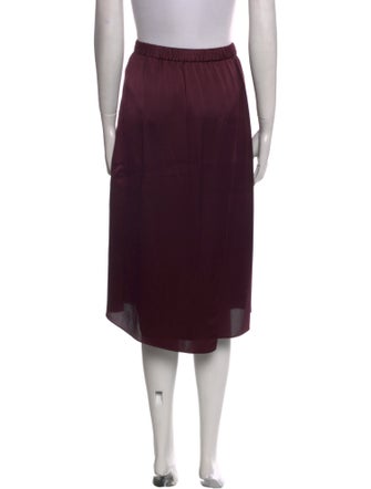 Vince Silk Midi Length Skirt