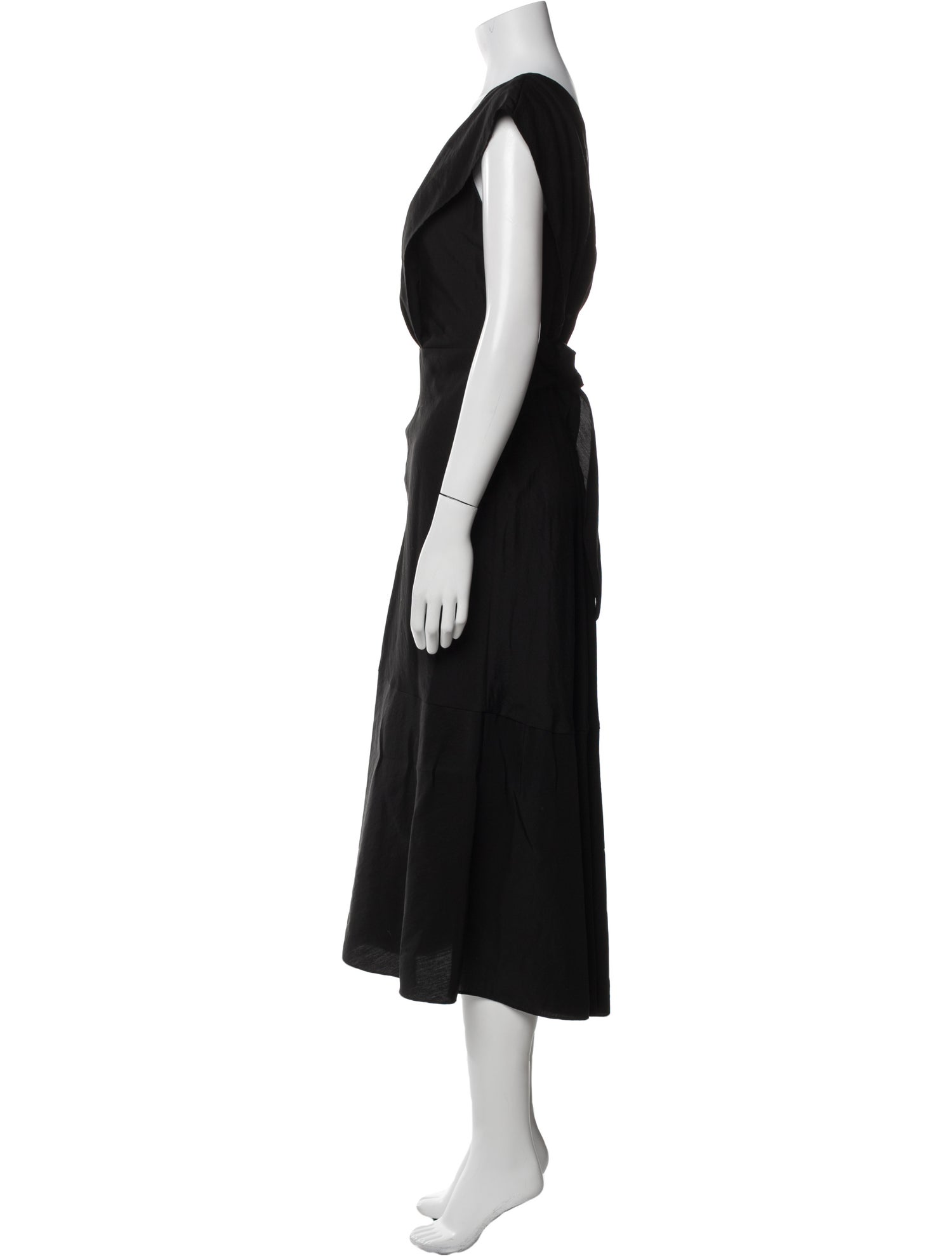 Vince V-Neck Long Dress