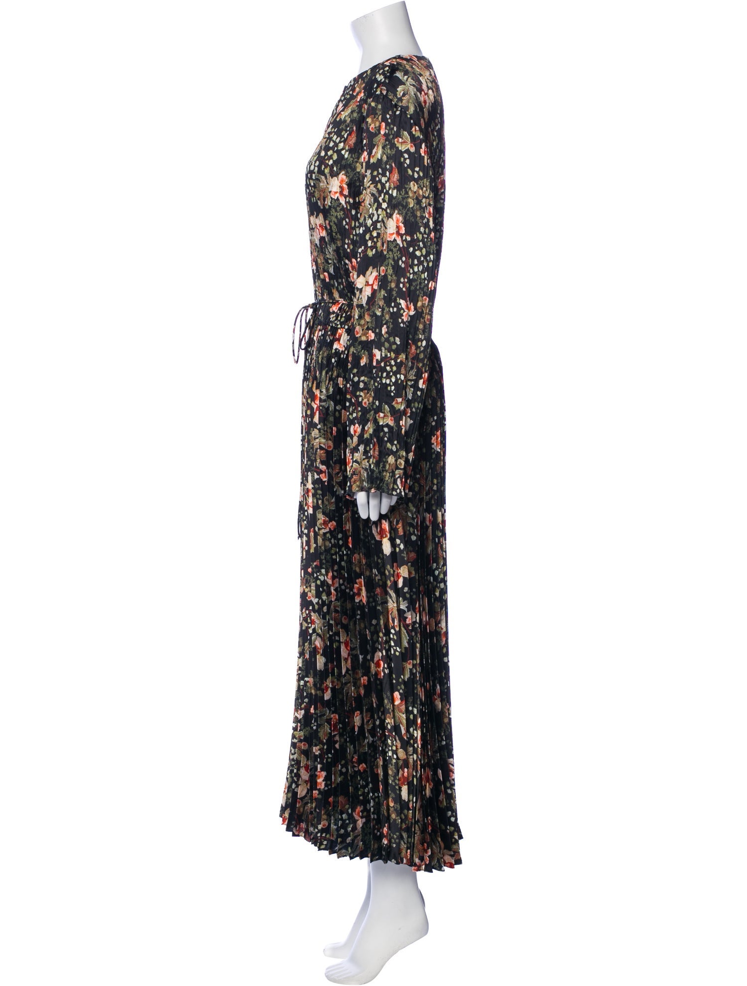 Vince Floral Print Long Dress