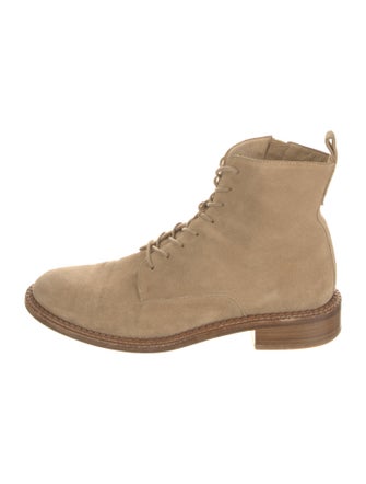 Vince Suede Lace-Up Boots