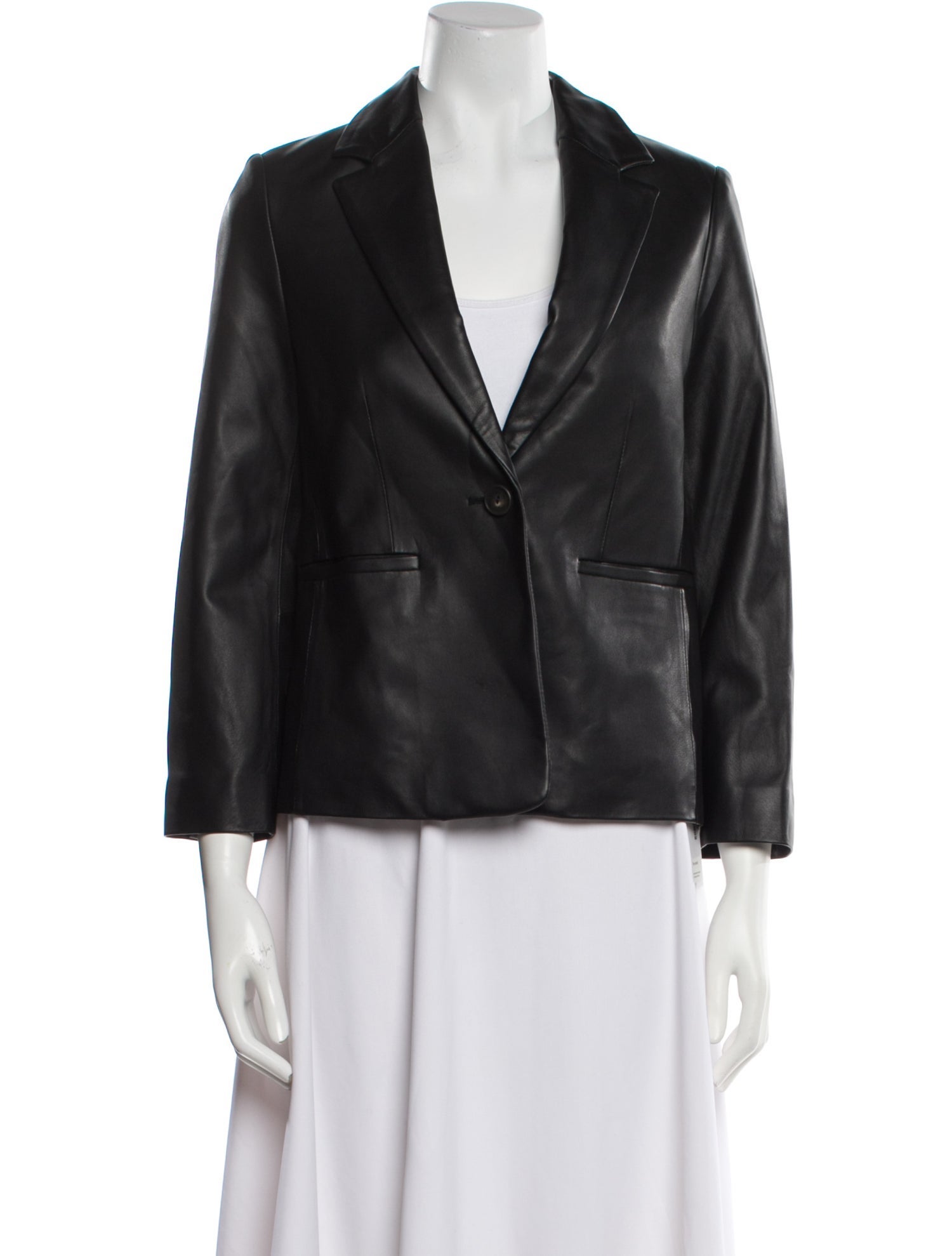 Vince Leather Blazer w/ Tags