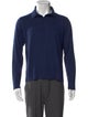 Vince Merino Wool Crew Neck Polo Sweater